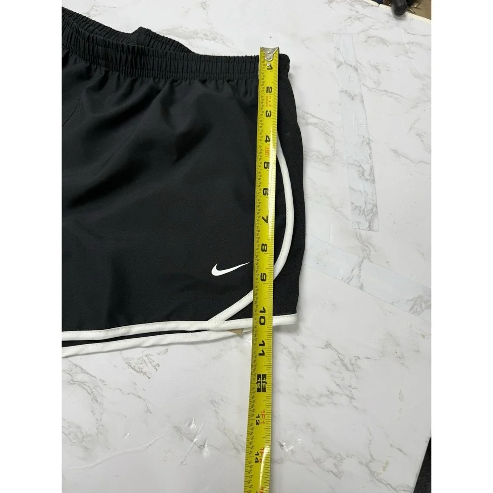 Nike Girls Dri-FIT Tempo Running Shorts Black/White Youth XL 848196-010 NWT